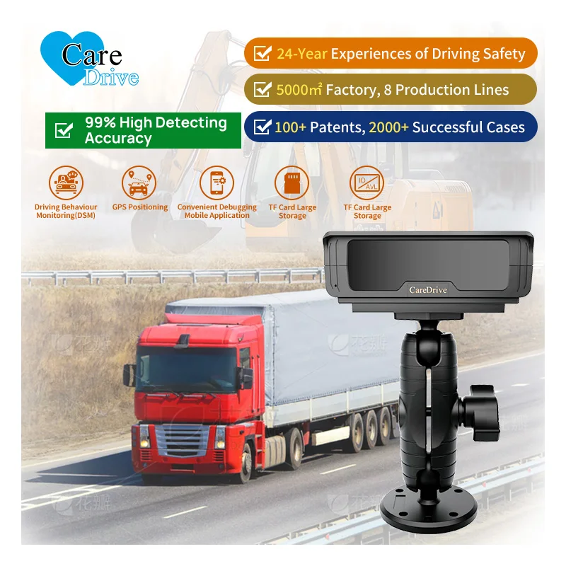 4-Channel AI-Assisted Driver Monitoring System with Adas DMS Bsd Camera Safety Driving Monitoring
