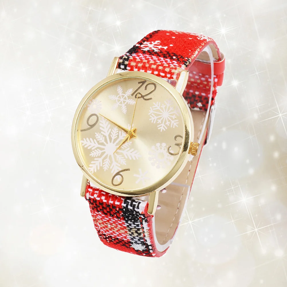 Orologio con ciondolo natalizio Orologi al quarzo da festa da donna Novità alla moda con elementi per le vacanze