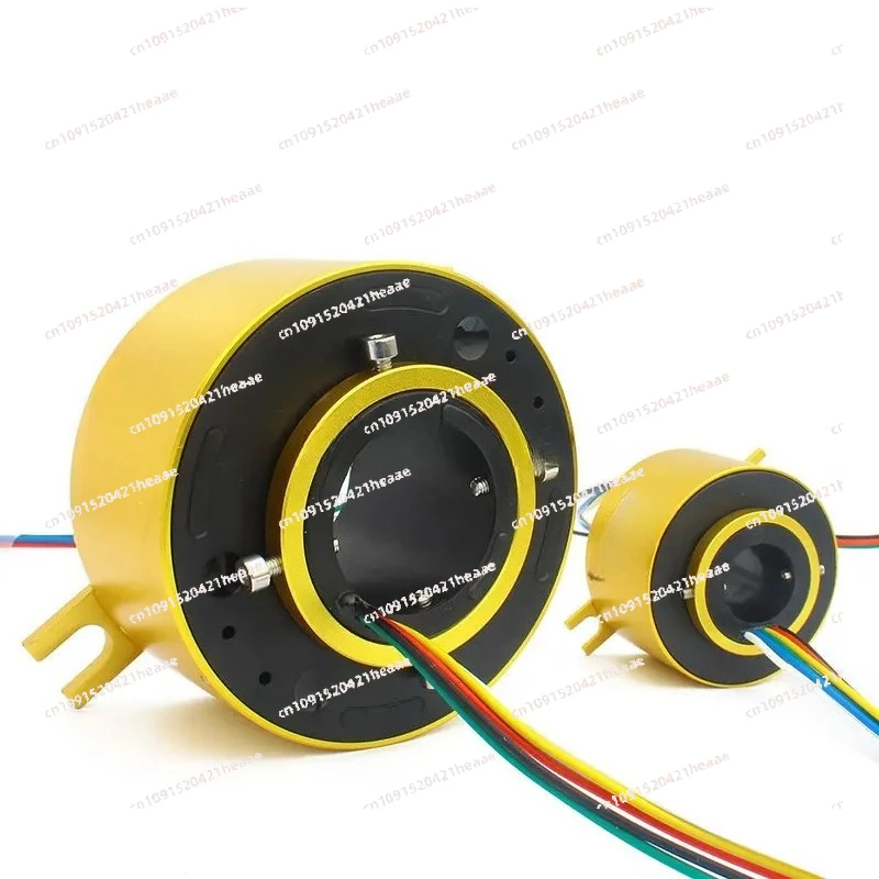 Suitable for Slip Ring Through Hole Conductive Slip Ring Hollow Collector  Inner Diameter Conducting  Road Rotary Joint