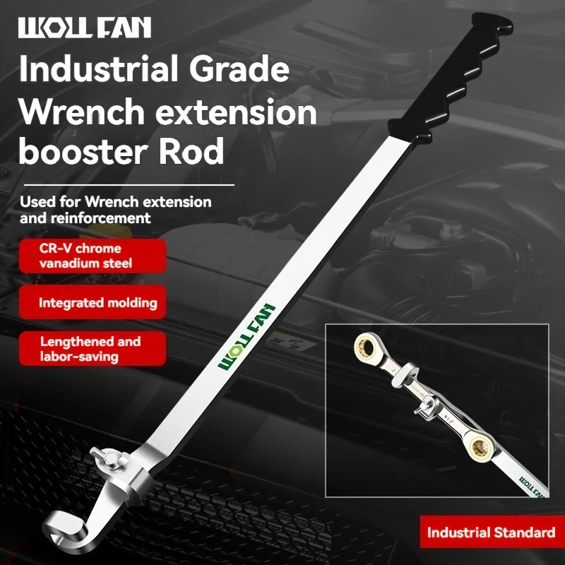 Picture 7: Wrench Extension Universal Expansion Tool Torque Wrench Conversion Rod New Thickened and Lengthened Extended Wrench Force Arm