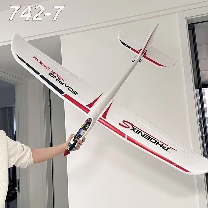 EXHOBBY Remote Control Airplane 1600mm Large Fixed Wing Electric Glider 742-7 Quick Release Wing Hobby Flying RC Helicopters