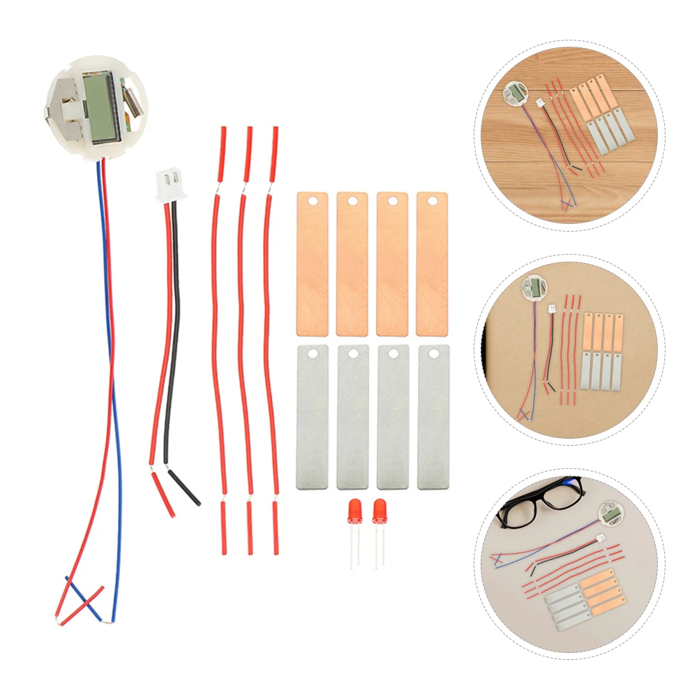 

2 Sets Fruit Experiment Safe DIY Science Toy Students Potato Clock Project Educational School Use