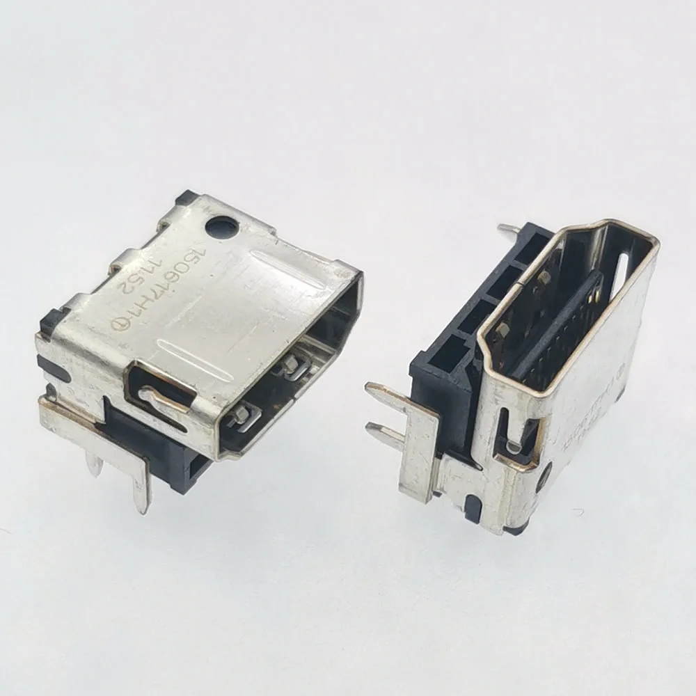 2-10 قطعة 19P HDMI-متوافق أنثى المقبس وصلة مرفاع 19PIN عالية الوضوح مطلية بالذهب hd 19 دبوس للتلفزيون HD-واجهة