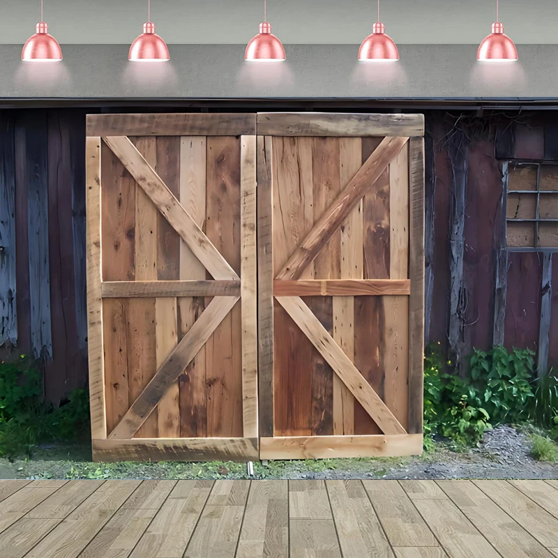 Фон для фотосъемки, осенняя ферма, дверь, деревенский фон для сарая, дикий Запад, ковбойский деревянный дом, детский душ, детский постер для дня рождения