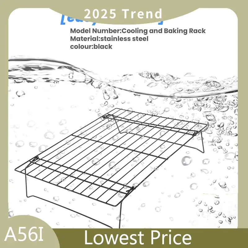 ABDD 3 Layers Stackable Cooling Rack Metal Cake Cookie Biscuits Bread Cooling Rack Net Mat Holder Dry Cooler For Cooking