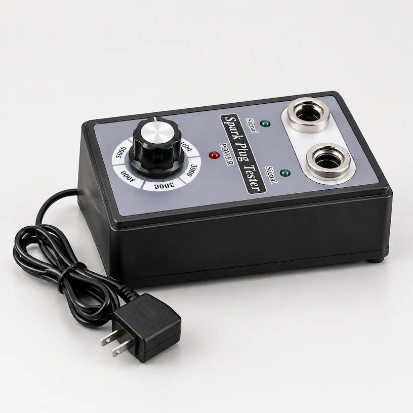Auto Spark Plug Jump Tester Dual Hole, Ignition Coil Diagnostic Test Bench, Ignition System Detection Tool