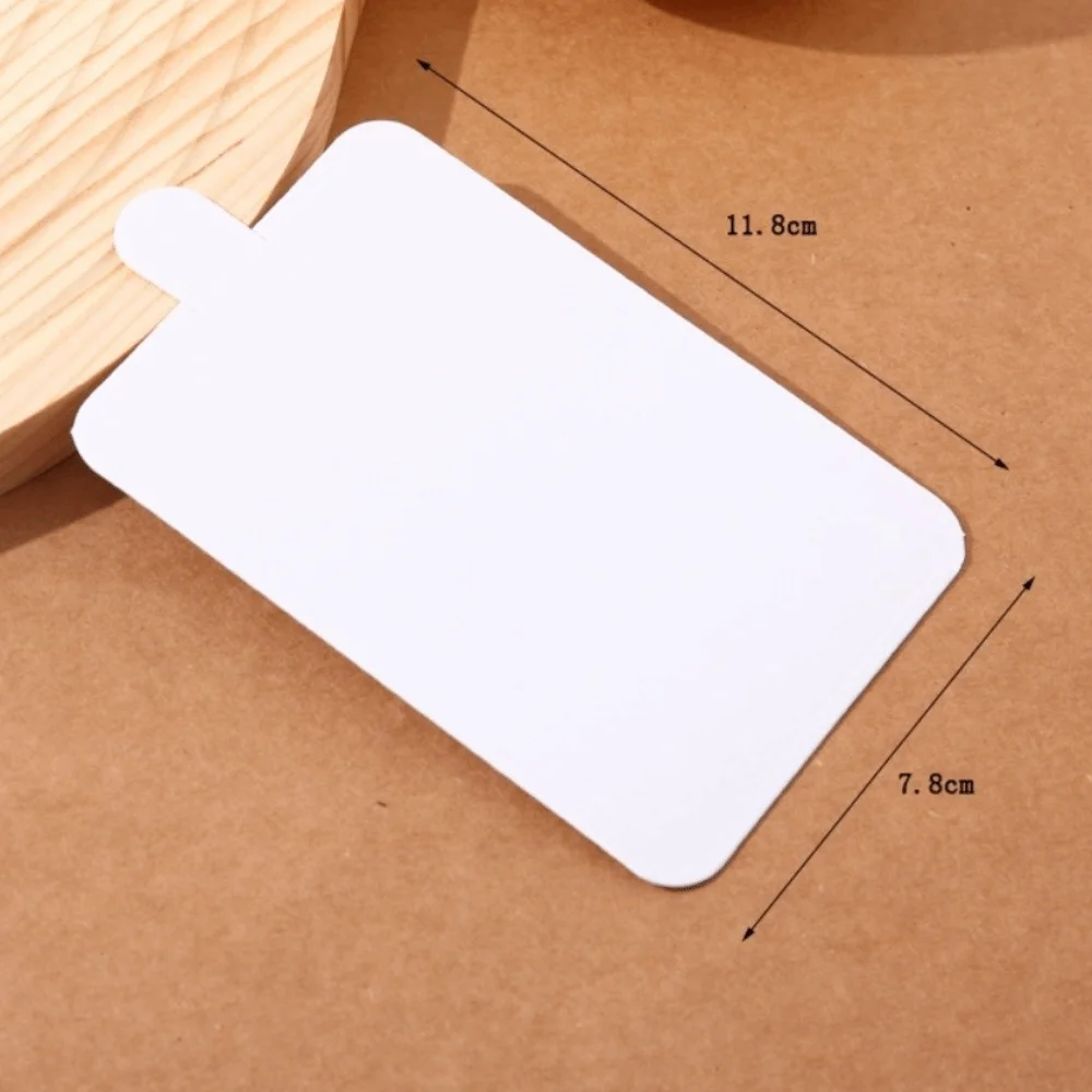50/100pcs Disposable Dessert Boards Golden White Round Square Mousse Cake Base Thicken Paper Cupcake Display Trays for Parties