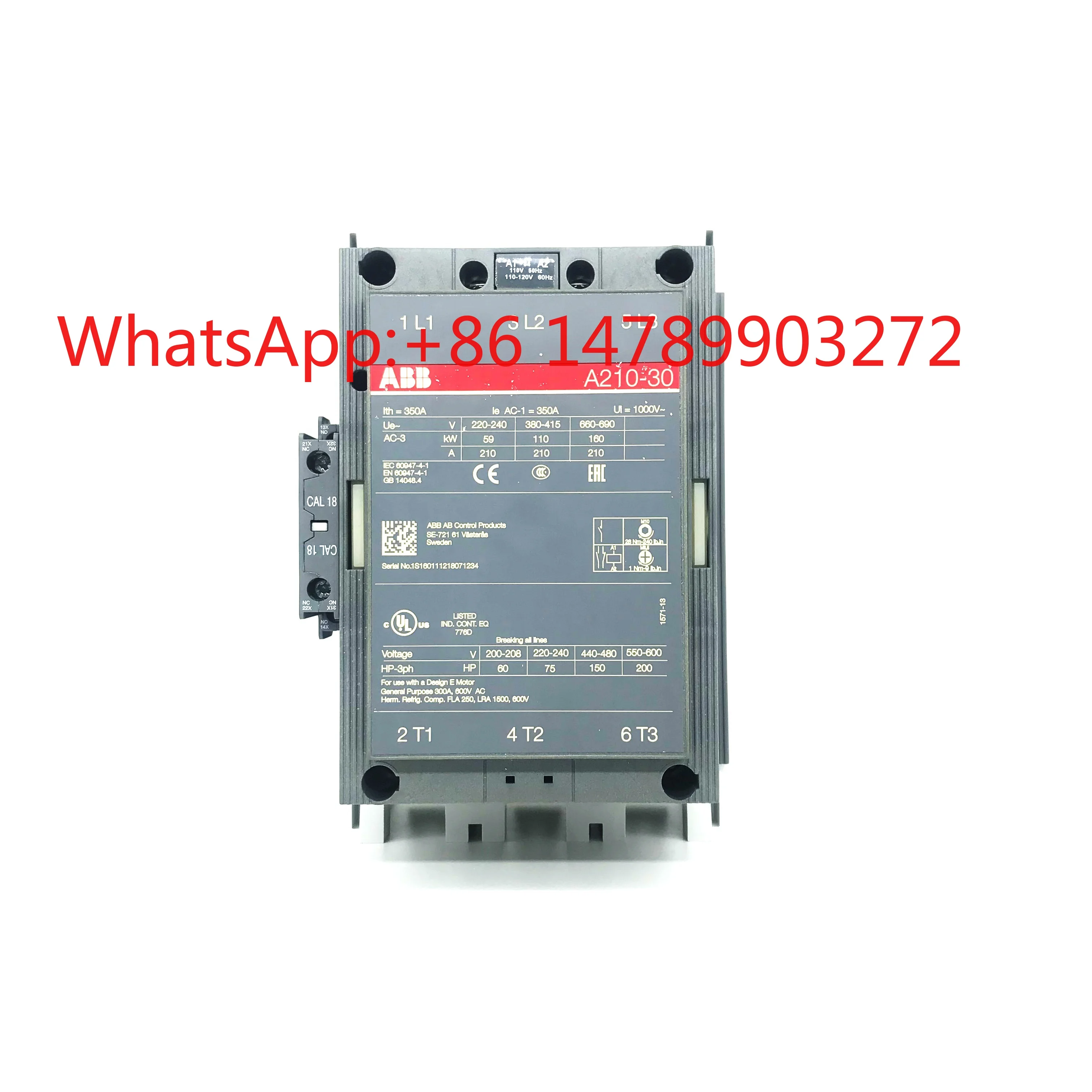 Air compressor matching 3P magnetic contactor industrial mechanical equipment control spare part