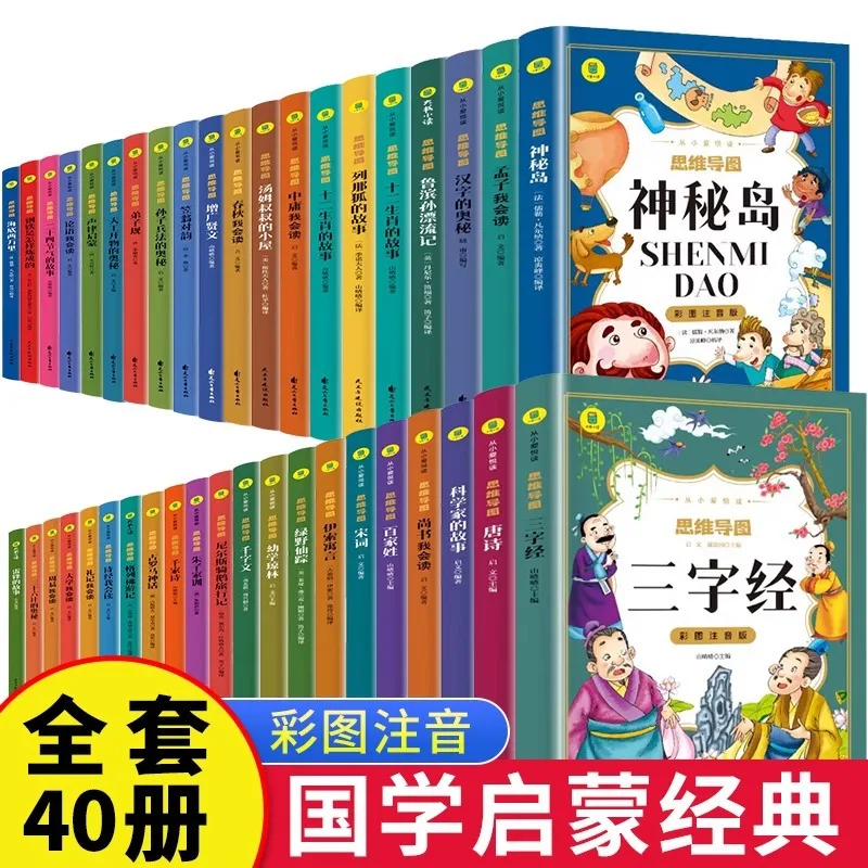

Mind Map Series, Phonetic Version, Rhythm Enlightenment, Classic Book for Children's Traditional Chinese Culture Enlightenment