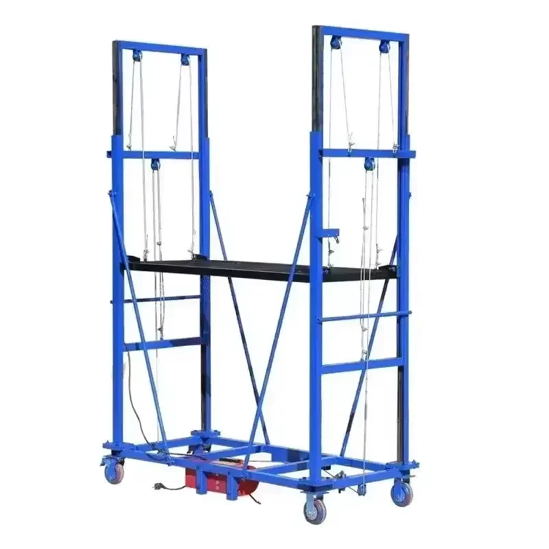 Outdoor 10 Meters Foldable Electric Scaffolding with High Load Capacity for Warehouse Hotel/Office Building