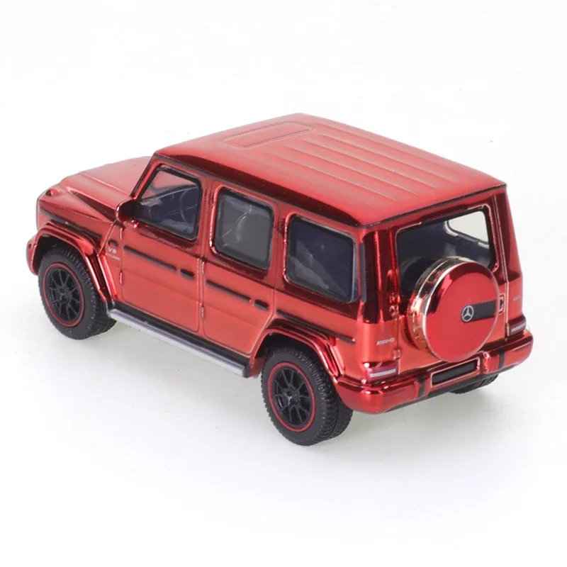 XCarToys 1/64 Mercedes Benz AMG G63 Electroplated Red Alloy Diecast Model Car Toy Collection Gift