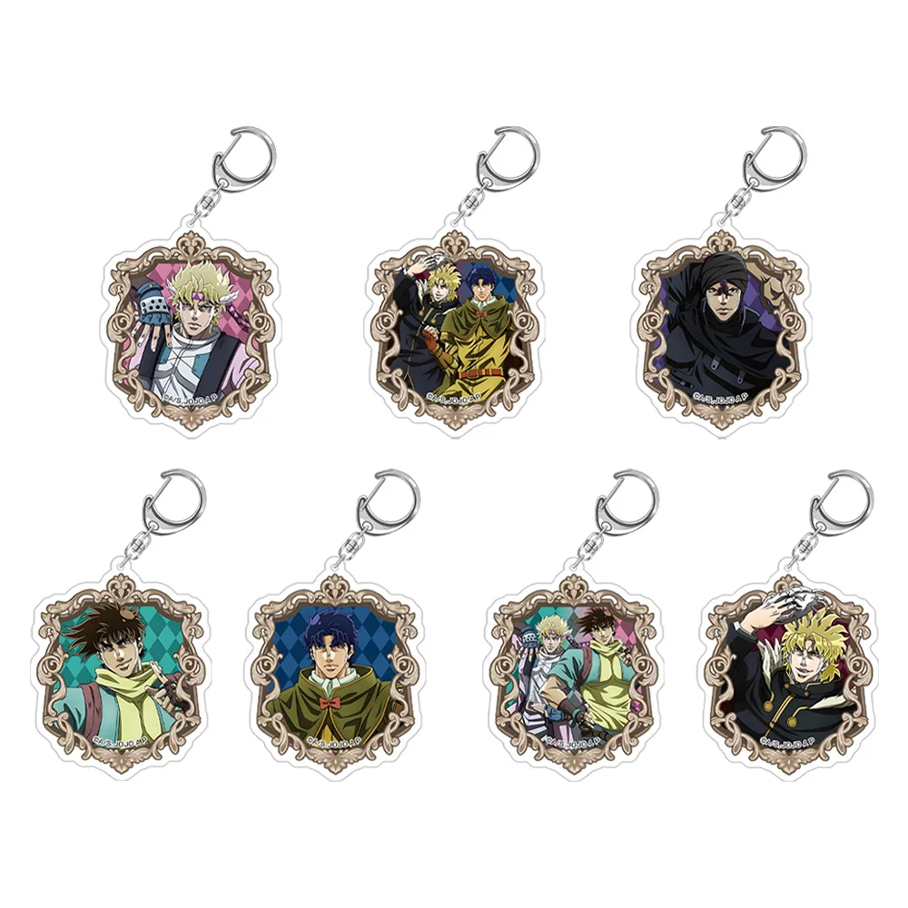 Tienda periférica de anime JoJo's Bizarre Adventure Jolyne Cujoh Jotaro Kujo Narciso Anasui Weather Report llavero acrílico