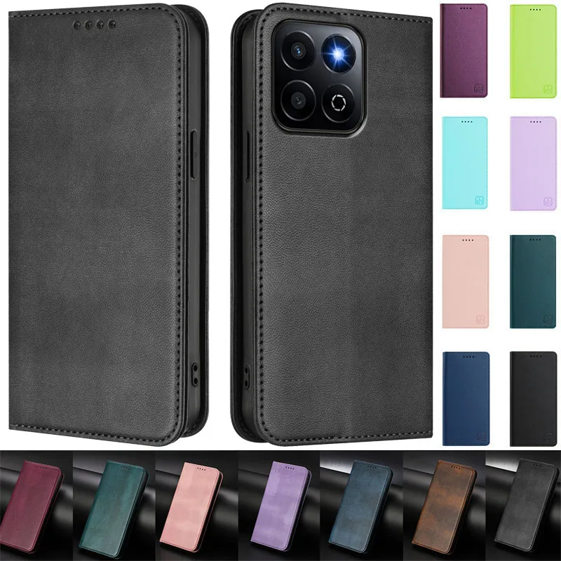 

High-quality Etui Honor400smart Magnetic Case For Honor 400 Smart Leather Wallet Flip Stand Case For Honor 400 Smart Phone Cover