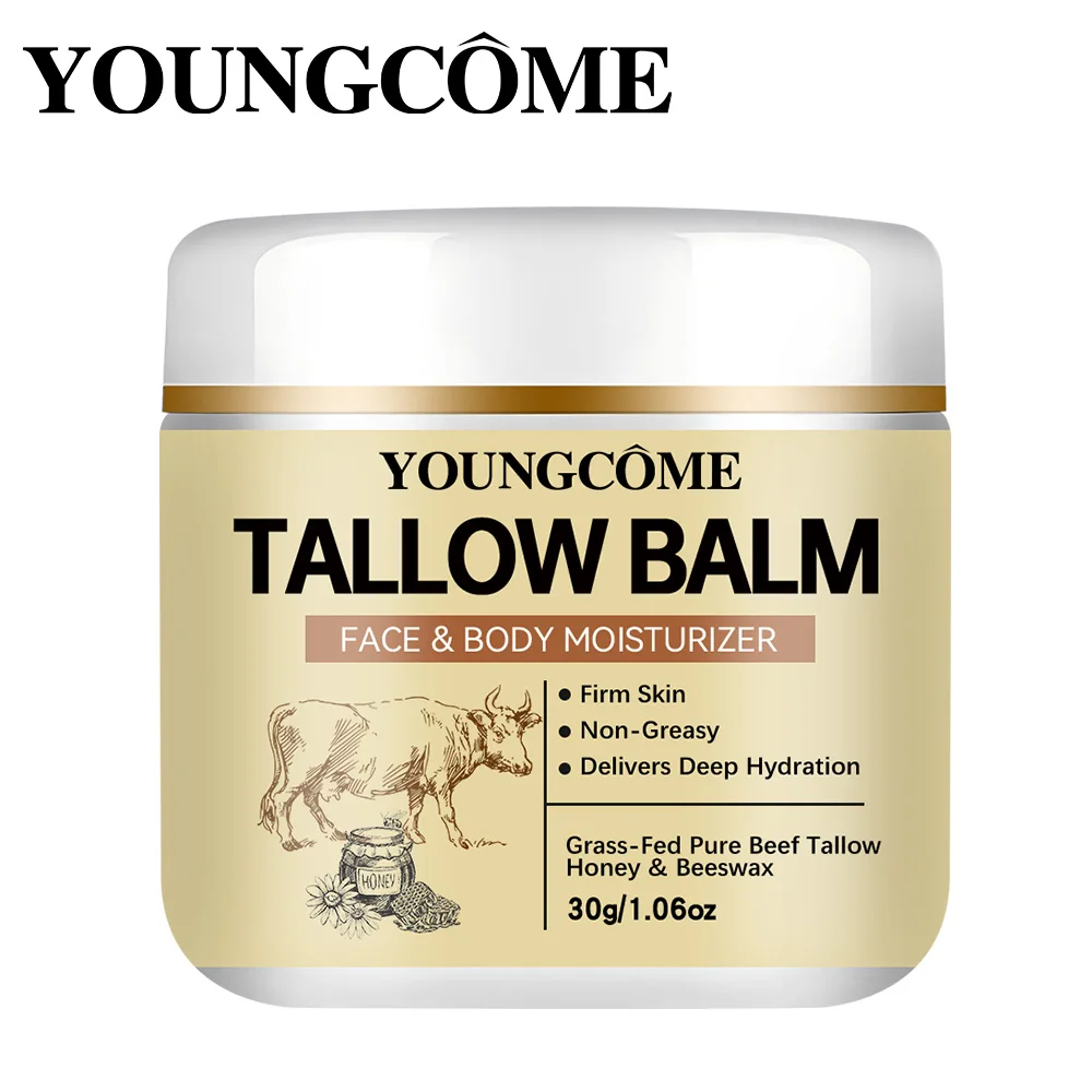 YOUNGCOME  Beef Tallow Night Cream Deep Hydration Brightening Rejuvenation Nourishing Hydrating Anti-Aging Pore Women's Skincare