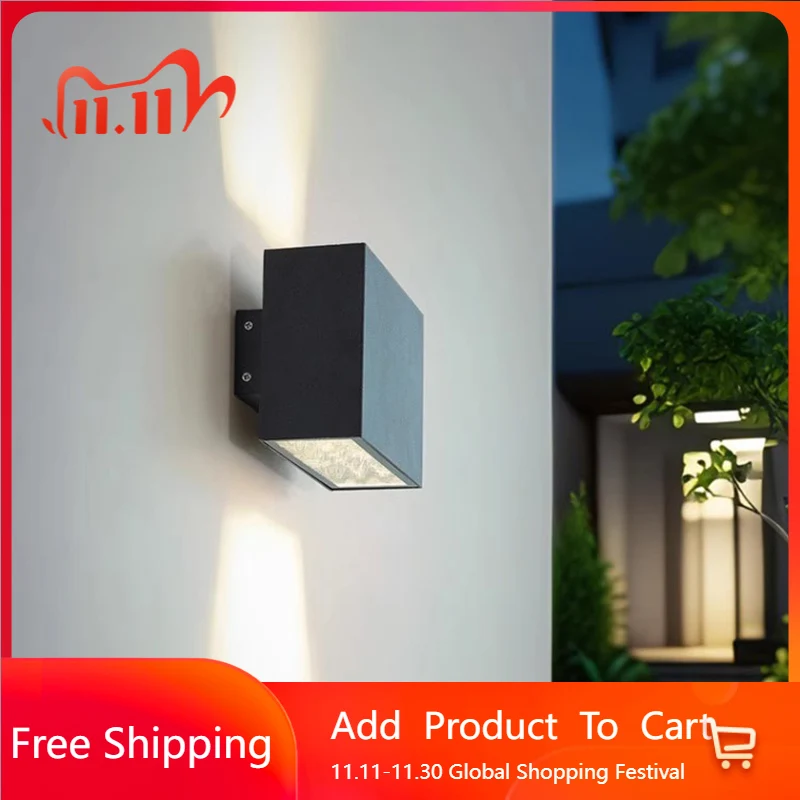 

Unique Designer Lighting Decoration Garden Accessories Modern Luxury Display Wall Outdoor Light Patio Luce Giardino Wall Decor