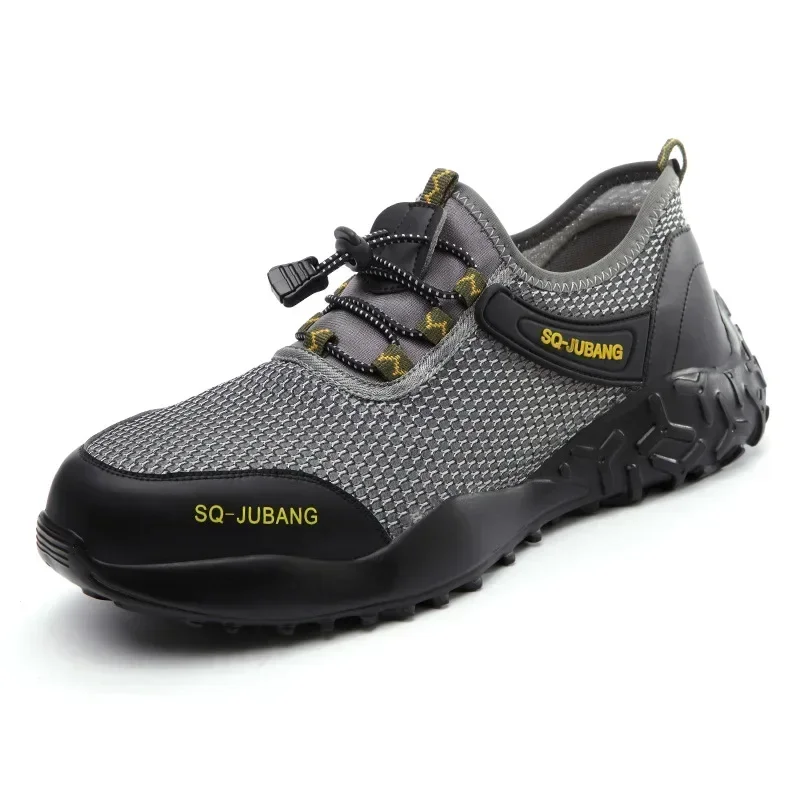 

5Pcs Breathable Lightweight Large Hole Breathable Anti Impact Anti Puncture Safety Shoes