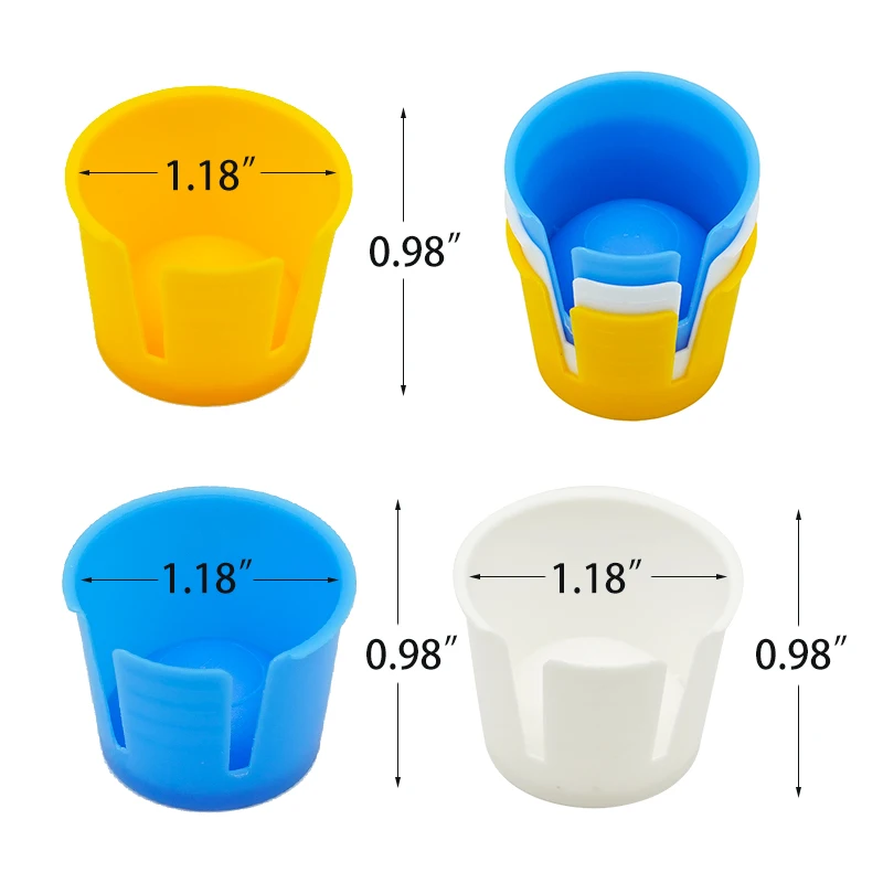 100pcs Dental Disposable Mixing Cups Mini Plastic Mixing Bowl Dentistry Lab Plaster Impression Mixing Cups