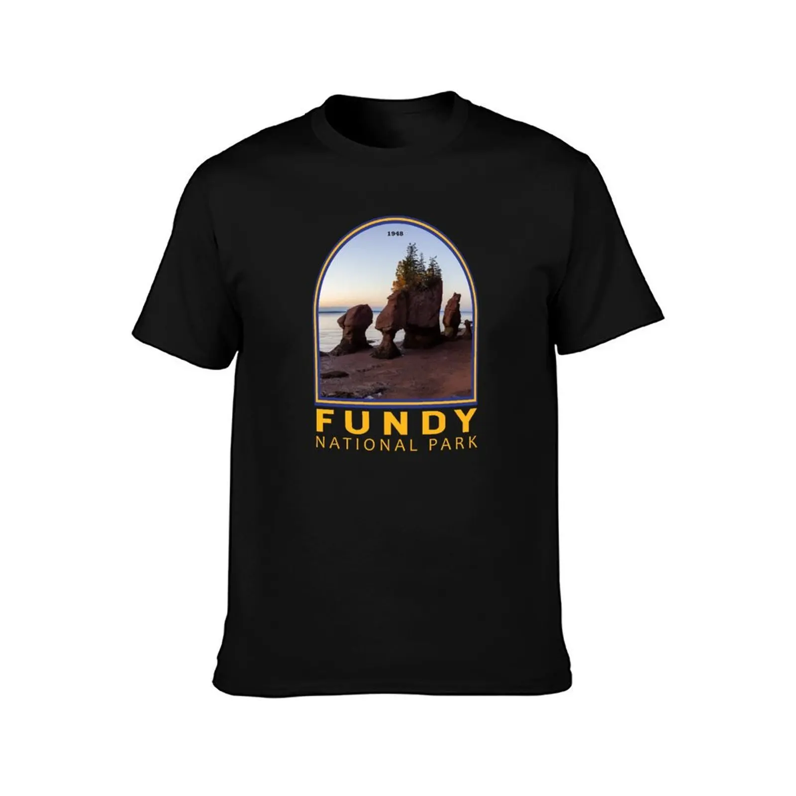 Fundy National Park Canada Emblem T-Shirt Comfort Stretch Tee Shirt T-Shirt