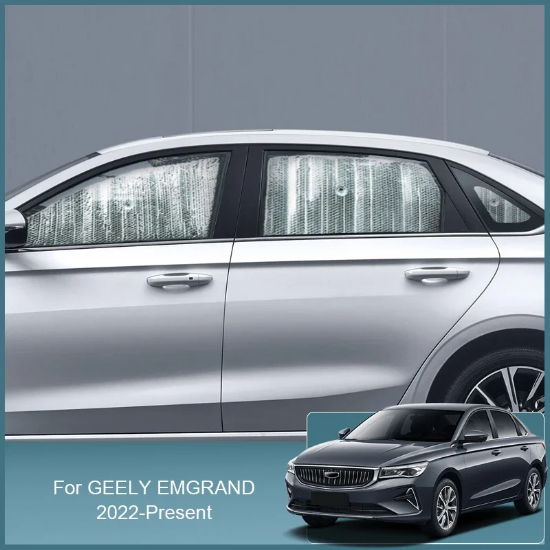 Car Windshield Sunshades UV Protection Cover Window Curtain Sun Shade Visor Protect Accessories For Geely EMGRAND 2022-2025