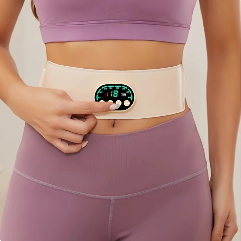 Ceinture de massage portable ultra-mince réglable, grande surface, chauffage de la taille