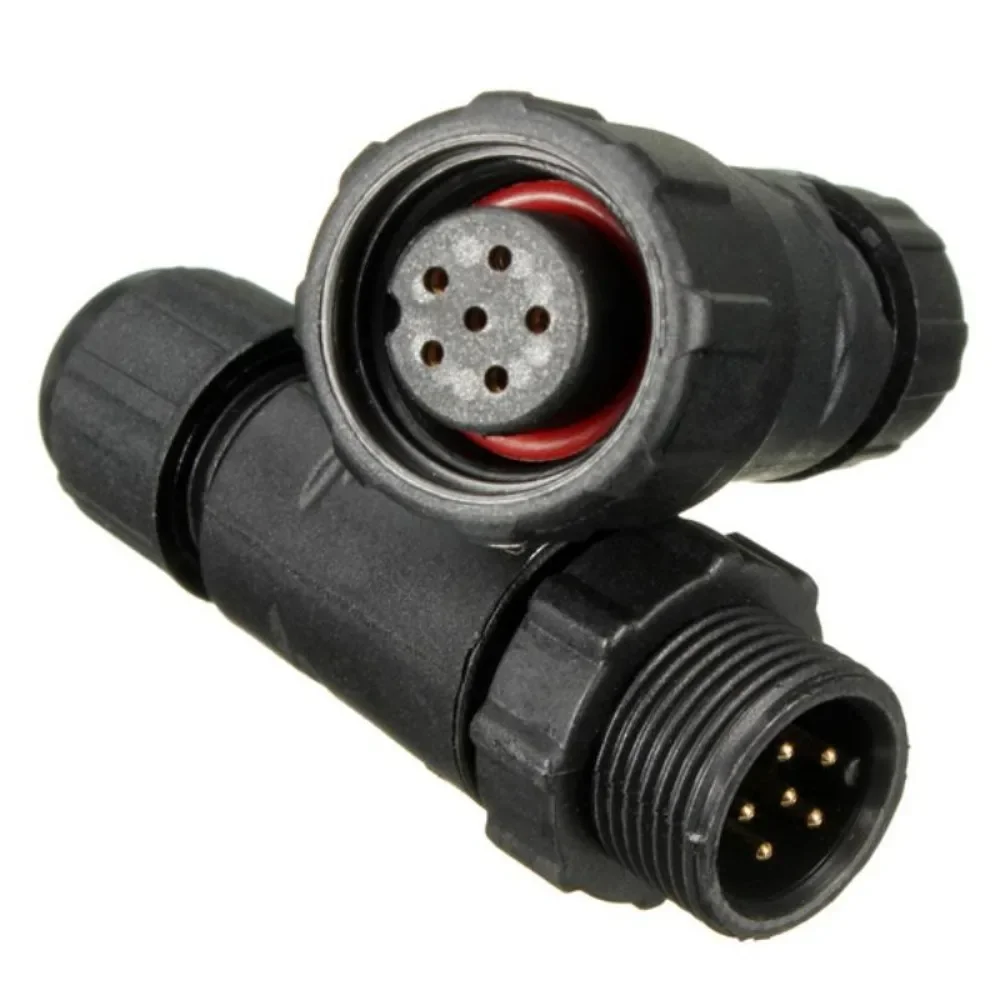 1 buah IP68 kedap gua Elettrico Presa di corrente Assemblato Connettore di Saldatura kabel konektor 3/4/5/6 Spilli
