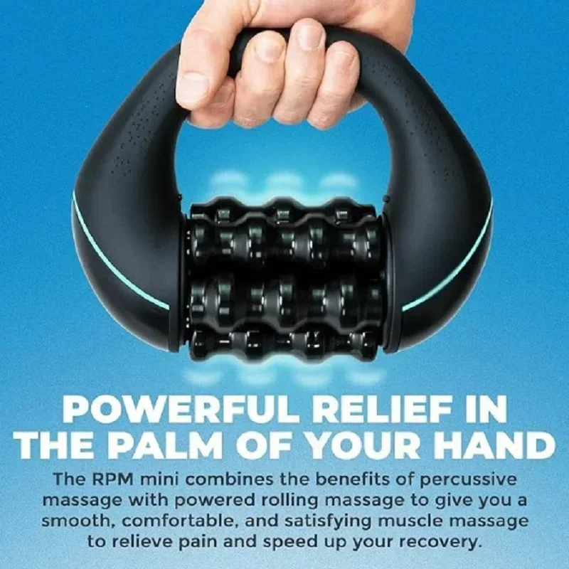 

Professional Deep Tissue Massage Roller For Muscle Recovery Handheld Vibration Massager For Relieving Back Pain