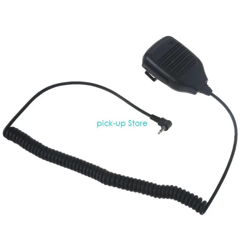 ملحقات راديو Q5WA مكبر صوت على الكتف لجهاز الاتصال اللاسلكي BAOFEN UV3R أسود