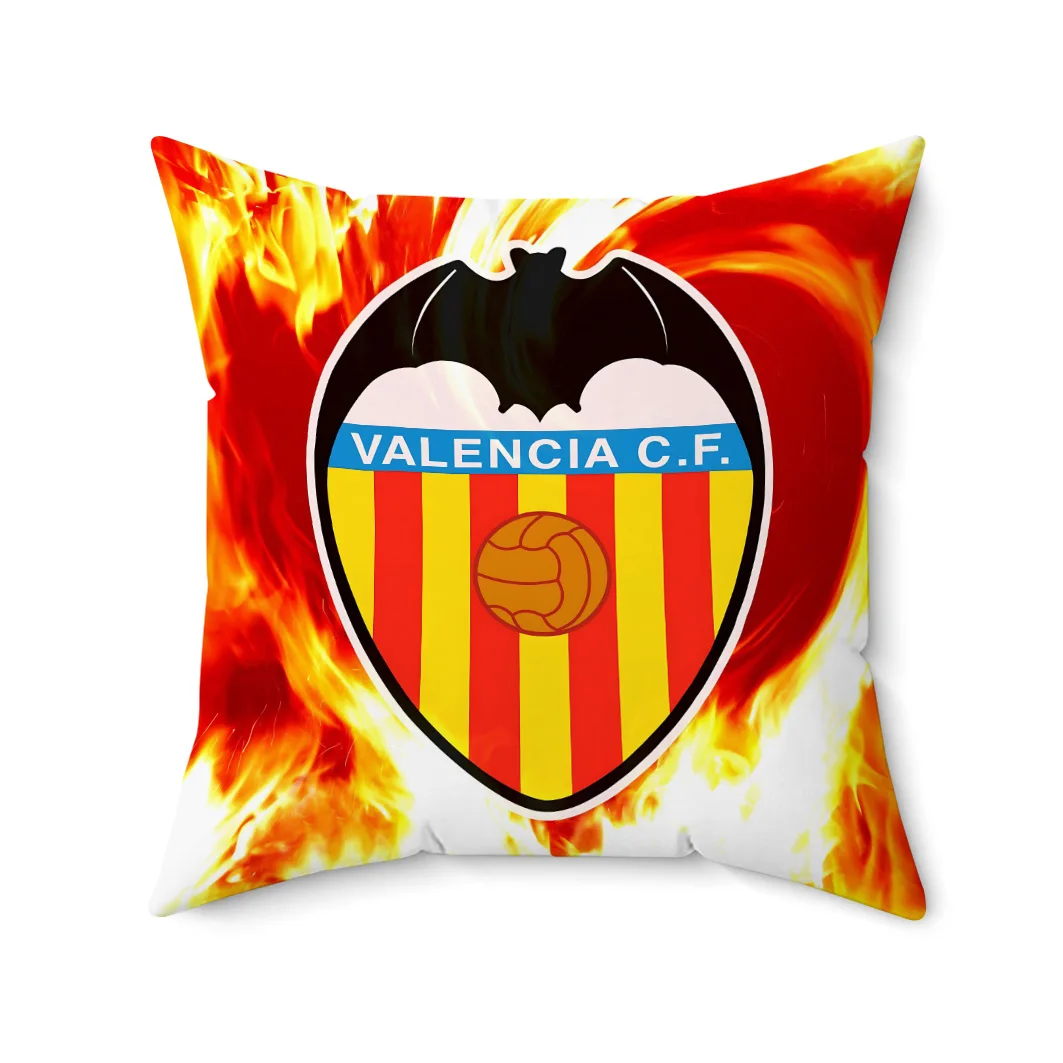 Valencia CF Logo Decorative Cushion Covers for Decorative Cushions Sleeping Pillows Cushion Cover 40*40 Home Pillow Sofa 45x45