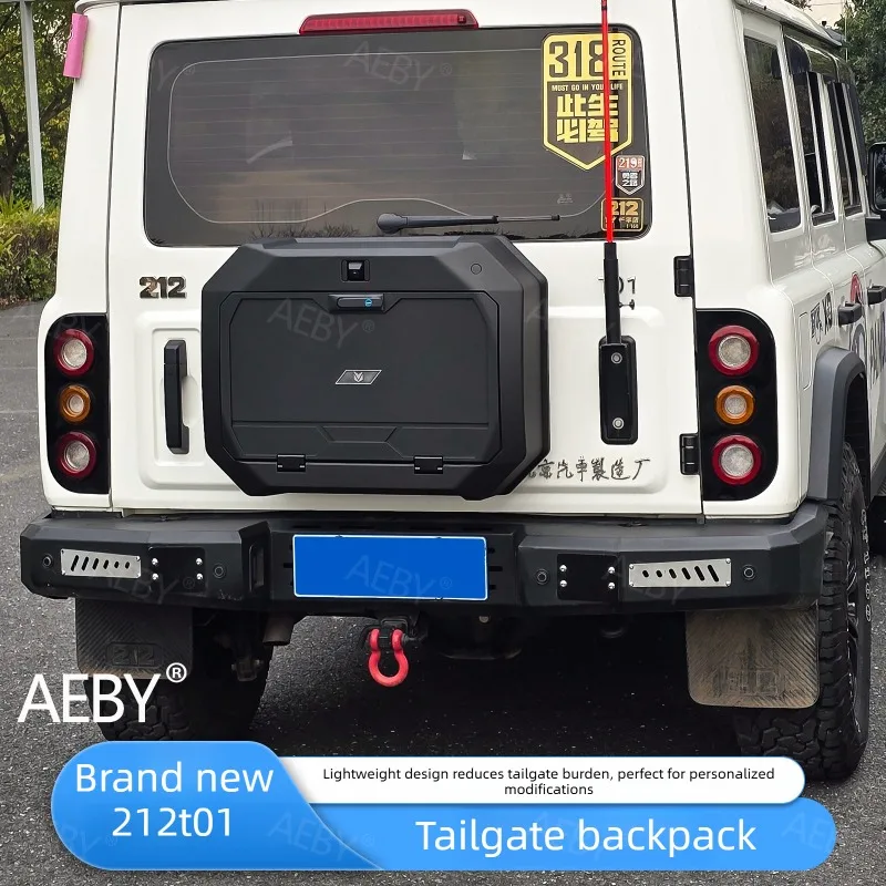 

AEBY For BAIC 212 T01 Installation of waterproof tailgate for lightweight spare tire storage compartment,Car accessories