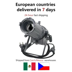 DMX Mini 100W Zoom Profile Variable Zoom Ellipsoidal Surface Studio Gobo Spotlight DMX LED Leko for Theater Exhibition