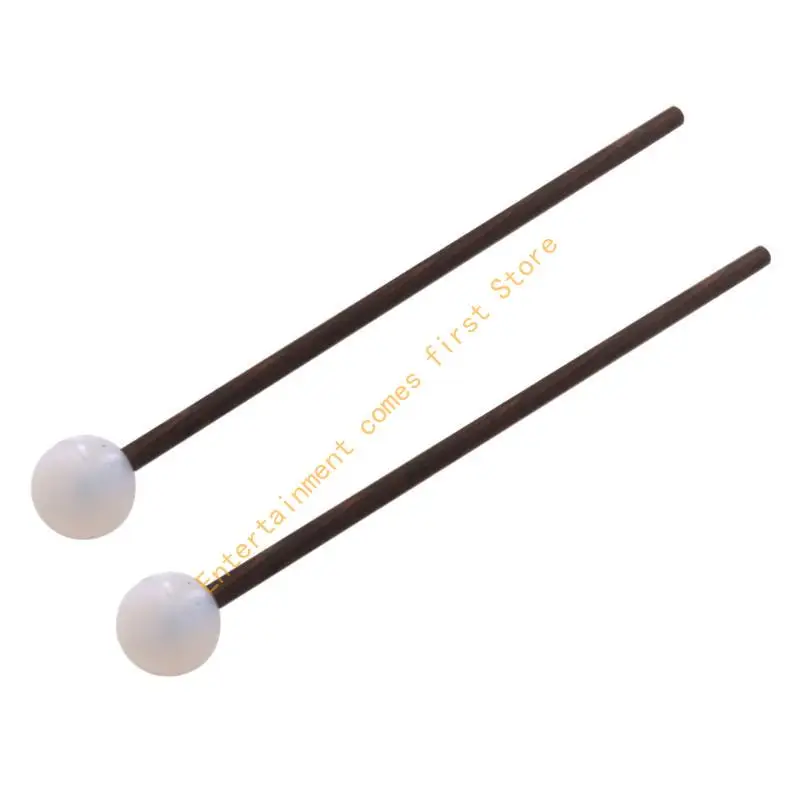 1Pair Steel Tongue Drum Mallets Drumsticks Soft Rubber Percussion Mallets Drum for Child Drummers & Practitioners 55KD