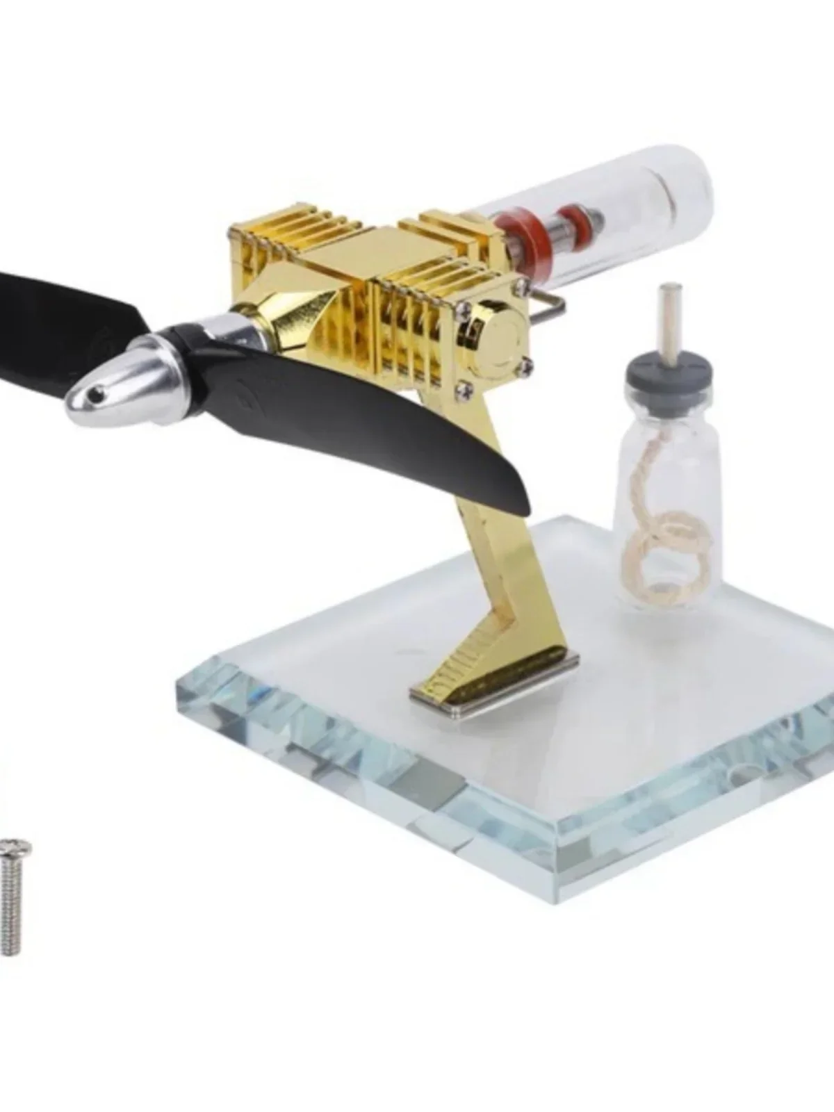 

Декоративная модель авиационного двигателя с внешним огнеметным турбинным приводом