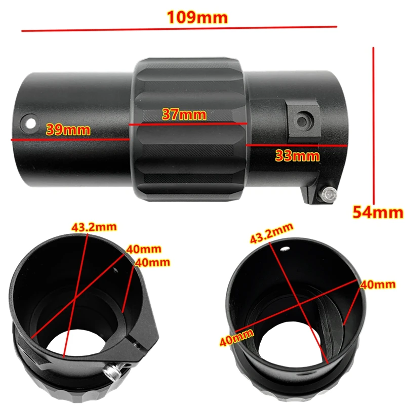 XAERO OD40 40mm Aluminium Carbon Fiber Umbrella Folding Joint for Heavy Payload Agricultural Sprayer Drone