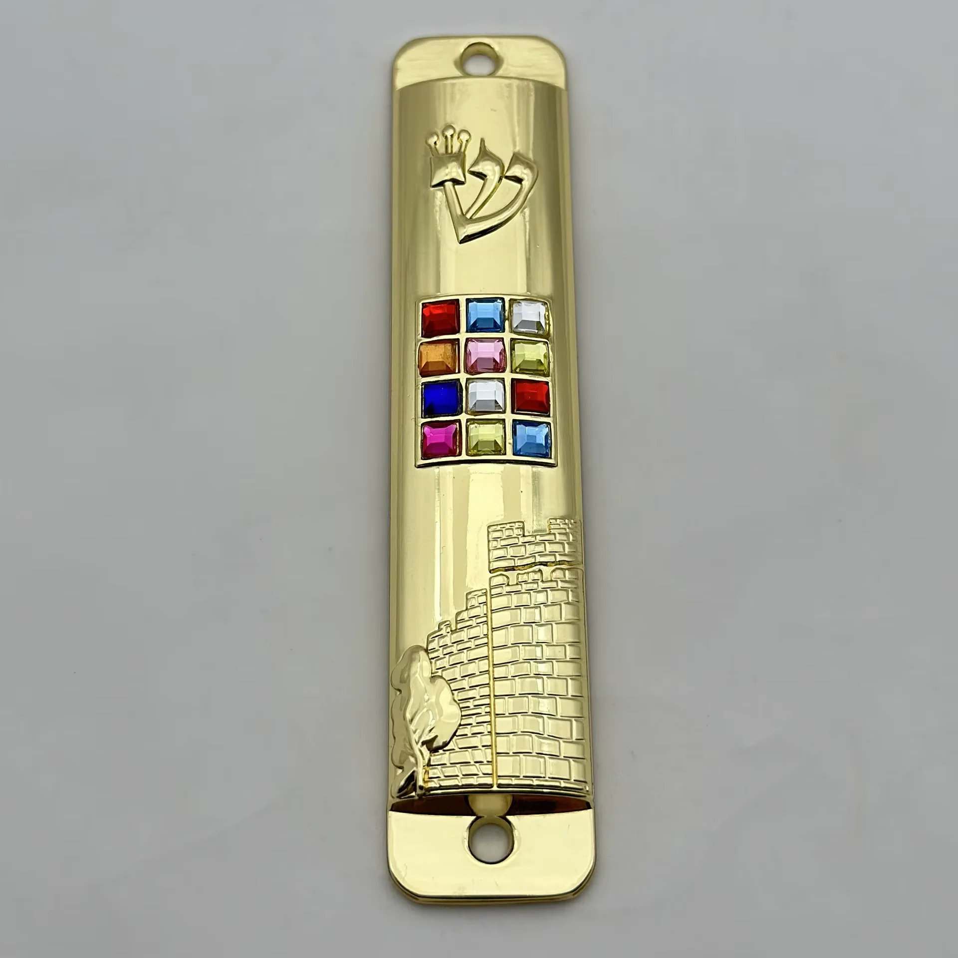 Door Mezuzah Jewish Home Decoration Hanukkah Decor Religious Jerusalem Mezuza Case