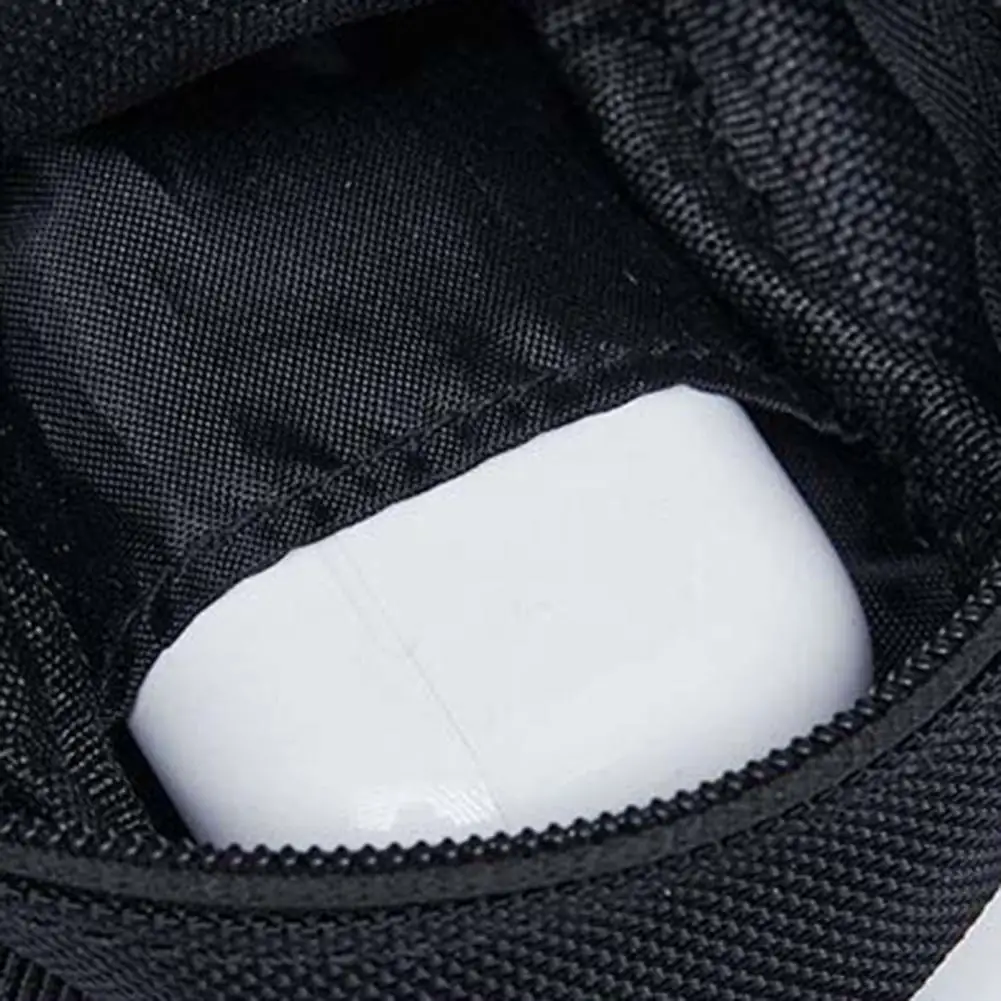 Durable Key Bag Mini Neck Hanging Key Bag Waterproof Oxford Fabric Zipper Wallet Small Backpack Coin Purse Earphones Trinkets