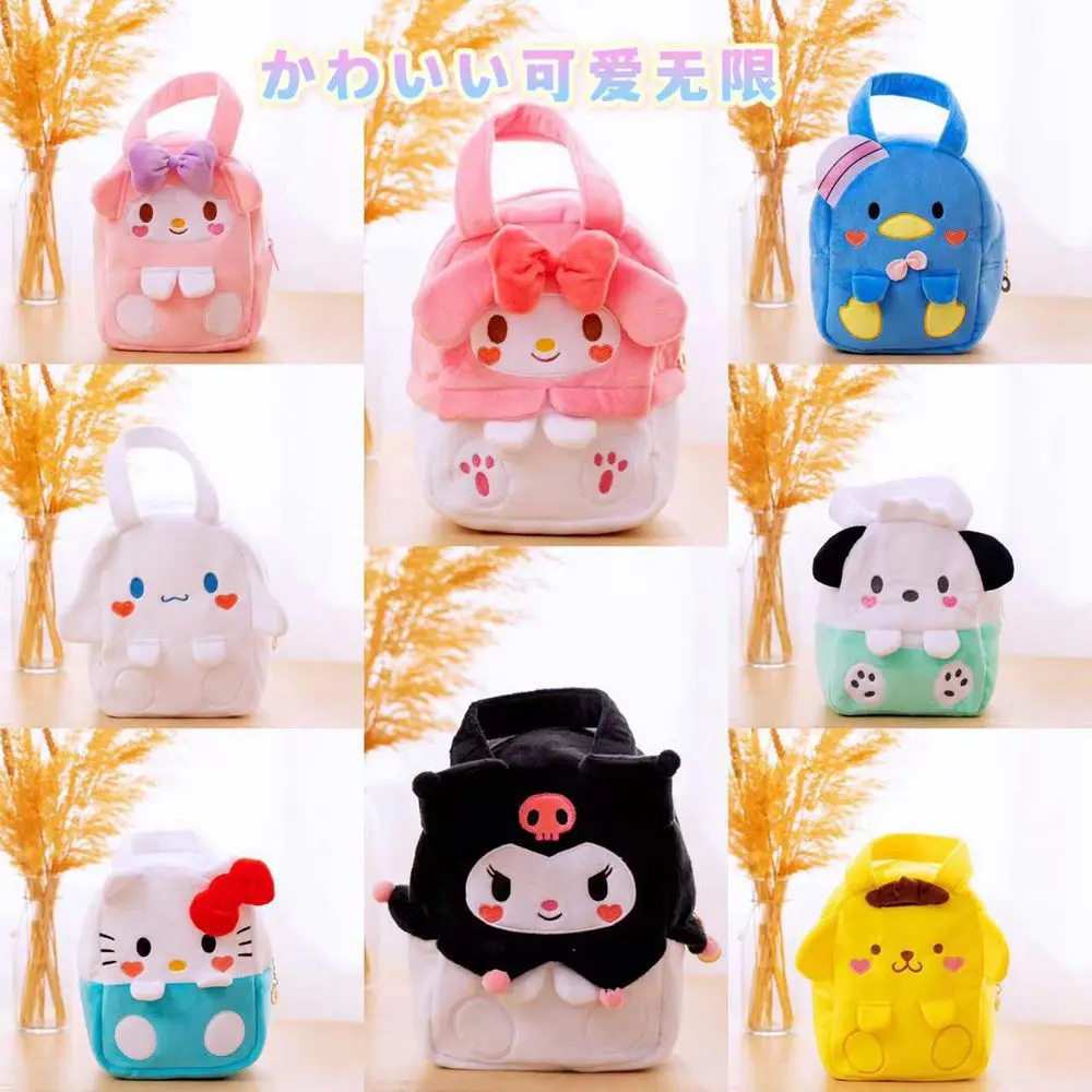 

Sanrio Hellokitty Cartoon lunch box bag thickened bento bag large capacity tote bag girl heart fashion mommy bag storage bag