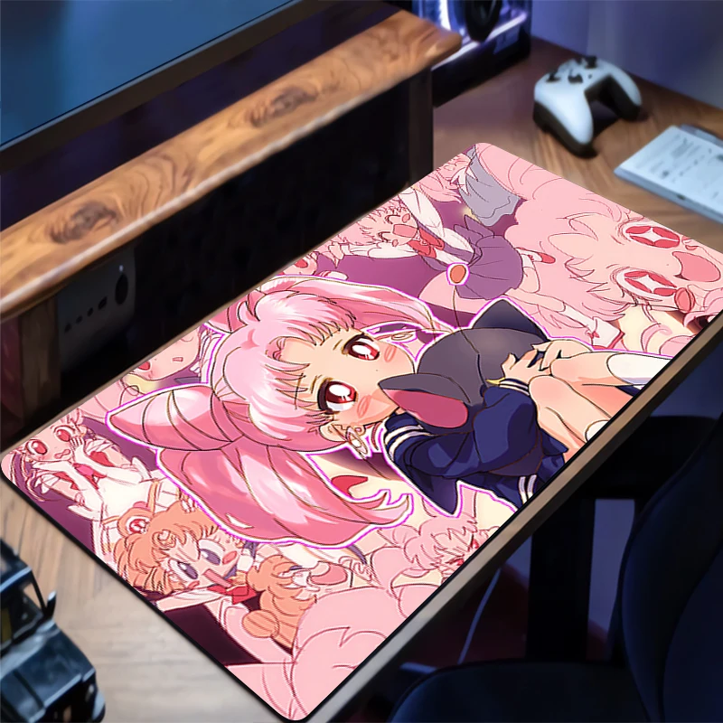 

Mouse Pad S-sailor Moon Gaming Mousepad Rubber Desk Mat Non-slip PC Laptop Classic Gamer Desk Accessories Keyboard Pad Carpet