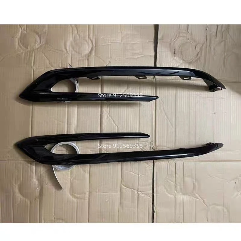 1pair Front Bumper Trim Strip For Lexus RX RX350 RX450h RX500h Sport Model 2023-2025 Fog Light Frame Grille Decorative Strip