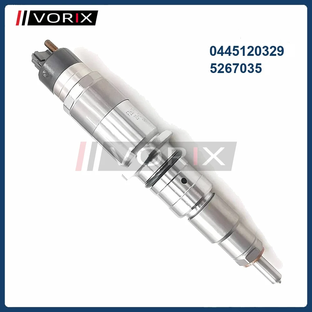 

0445120329 5267035 Common Rail Fuel Injector for Cummins ISDE4.5 ISDe ISBe