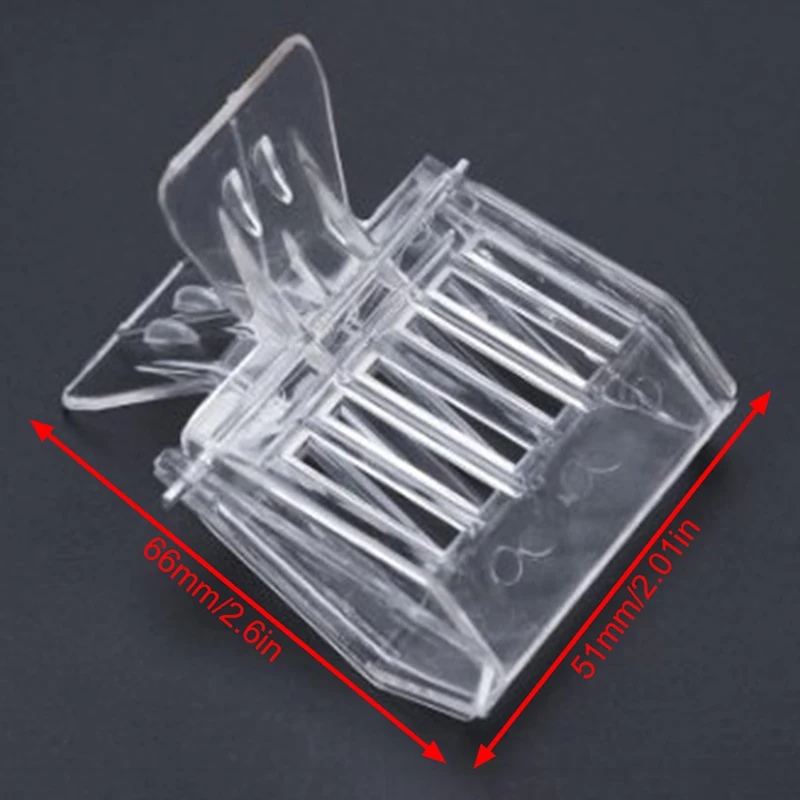 Bee Queen Catcher Colorless Clear Plastic Clip Cage Beekeeping Equipment Tool