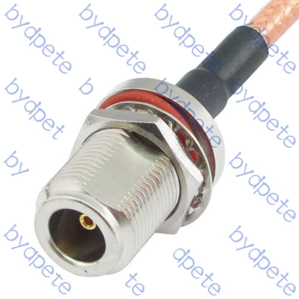 N Female Bulkhead H-Cut Waterproof to RP-SMA Male rightRG400 Coaxial Cable  Extension 50ohm RF Coaxial