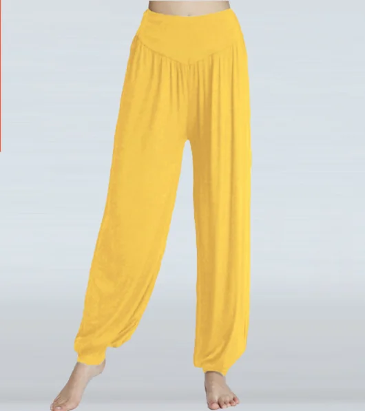 1pcs/lot Women Lady Harem Pants Modal Solid Long Pants Belly Dance Pants Boho Wide Trousers