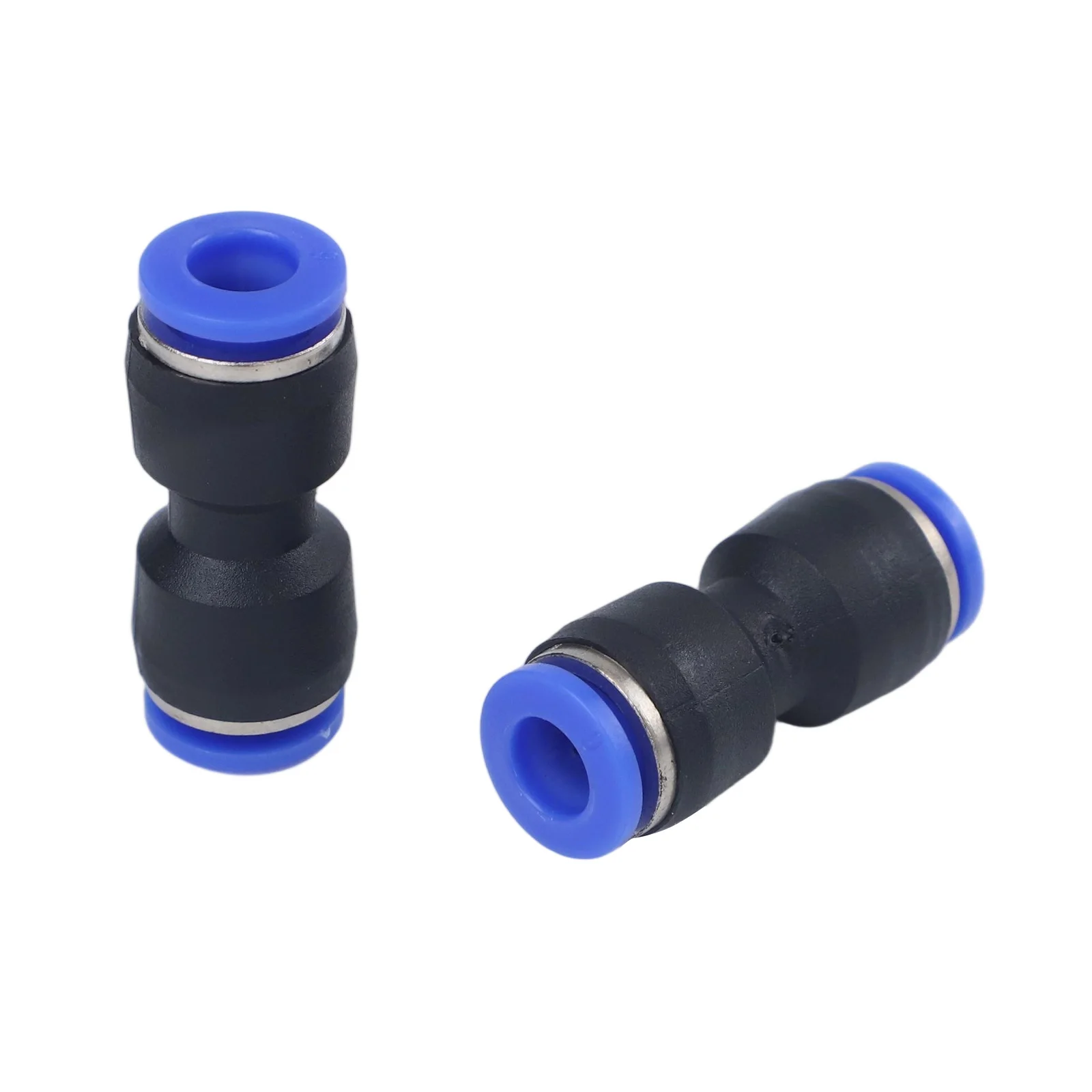 Black, Blue Push Connectors Quick Connect Plastic Connectors Temperature Range 0-60 C Easy To Install Design Total 80 Pieces