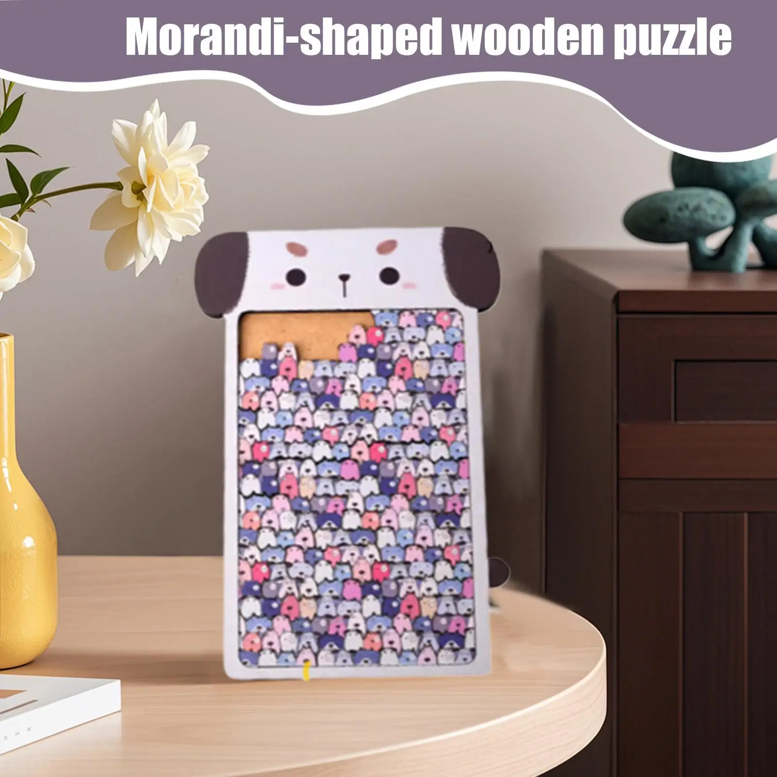 

Деревянные головоломки в форме кошки, развивающие игрушки, деревянные сложные головоломки с животными для детей, игровая комната для путешествий, гостиная, спальня