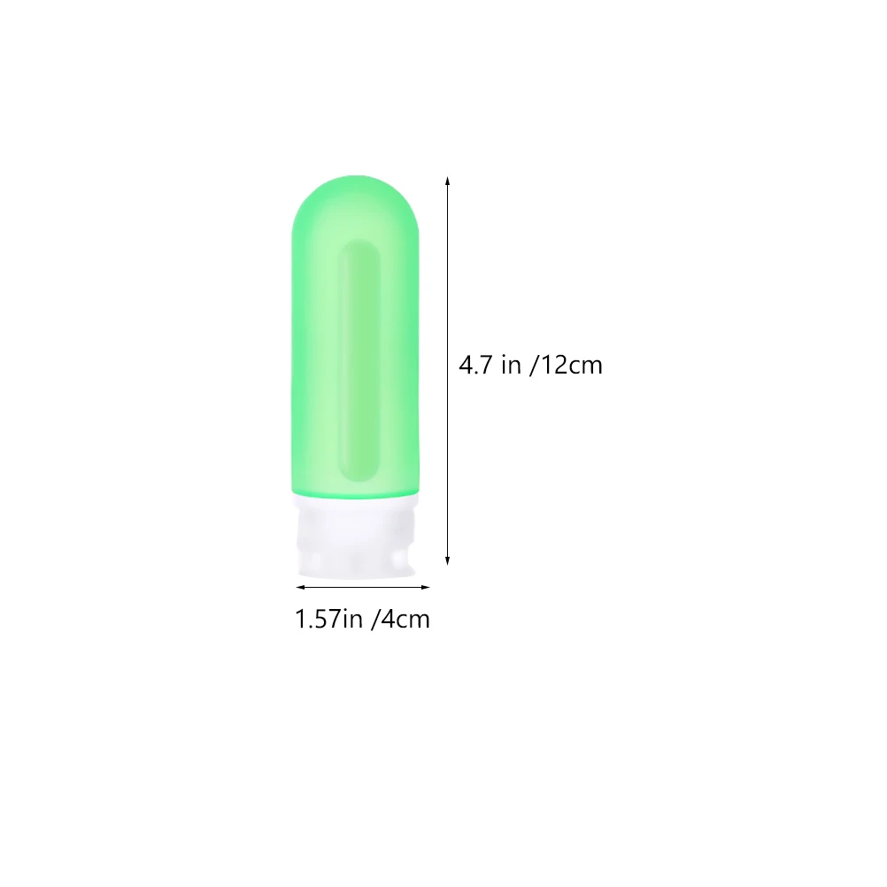 

Portable Travel Bottle Set Silicone Containers Refillable Leak Proof Shampoo Conditioner Soap Lotion Cream Body Wash