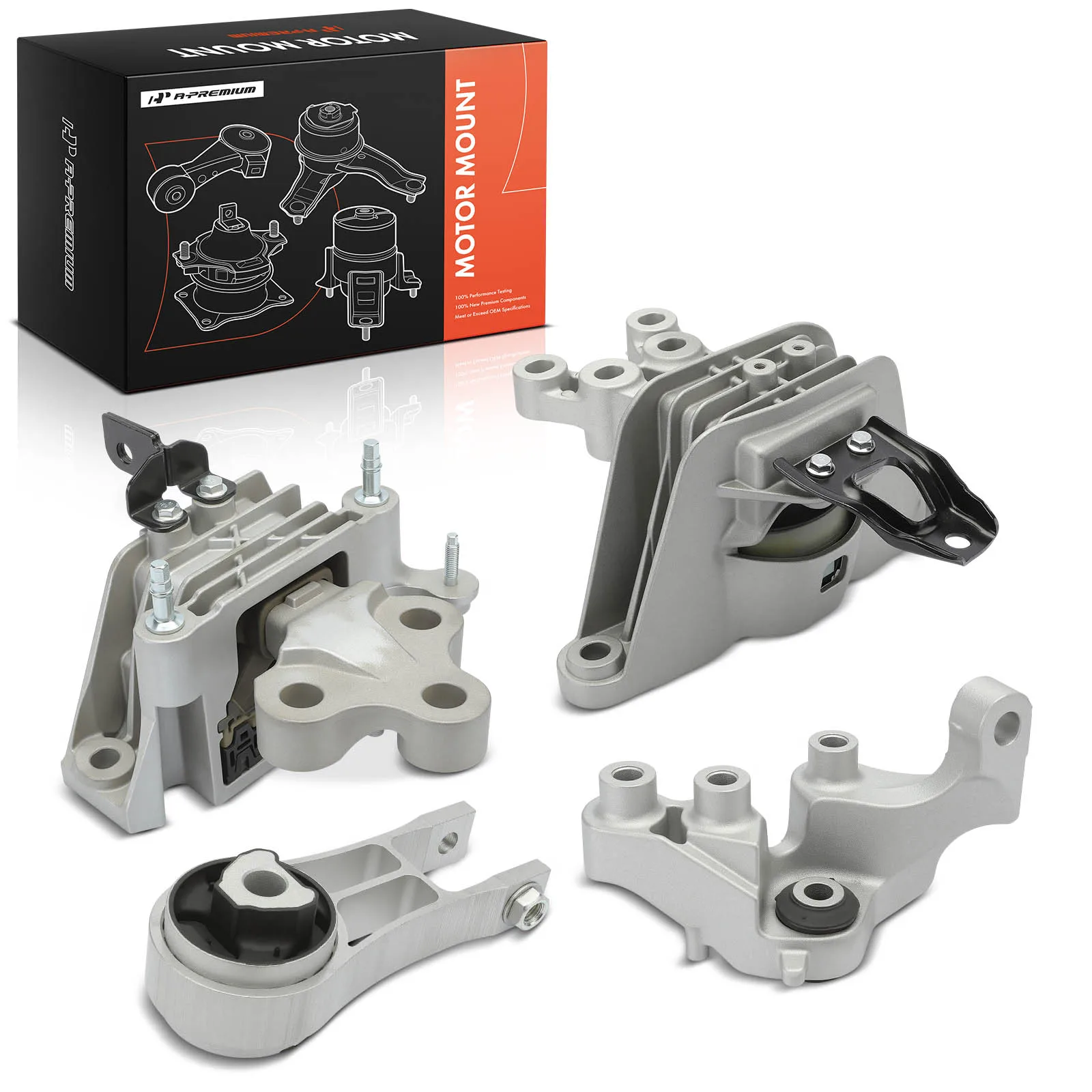 A-Premium 4pcs Engine & Transmission Mount for Chrysler Pacifica 2017-2025 Voyager 2020-2024 Grand Caravan 2022-2024