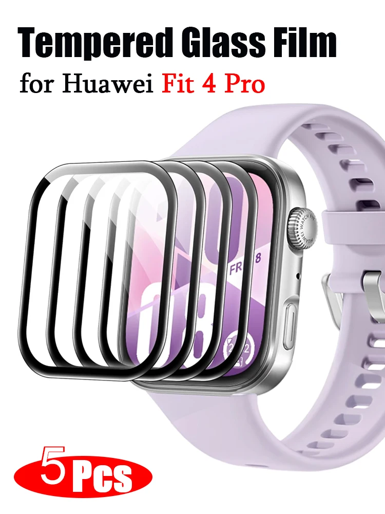 【セール中】1〜5枚入り 強化ガラスフィルム Huawei Watch Fit 4 Pro アクセサリー ソフトクリアHDスクリーンプロテクター ハイドロゲル Huawei Fit 4 Pro ケース対応