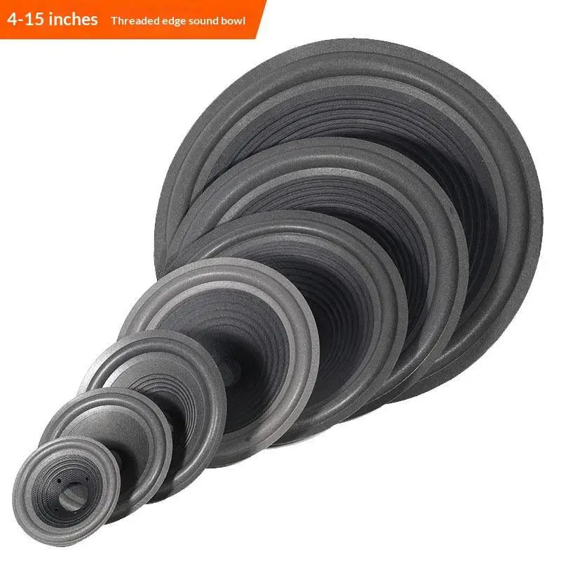 1Pc Speaker Woofer Paper Cone 4/5/6.5/8/10/12 Inch Foam Surround Voice Coil Repair Kit For Home Theater Studio DIY System