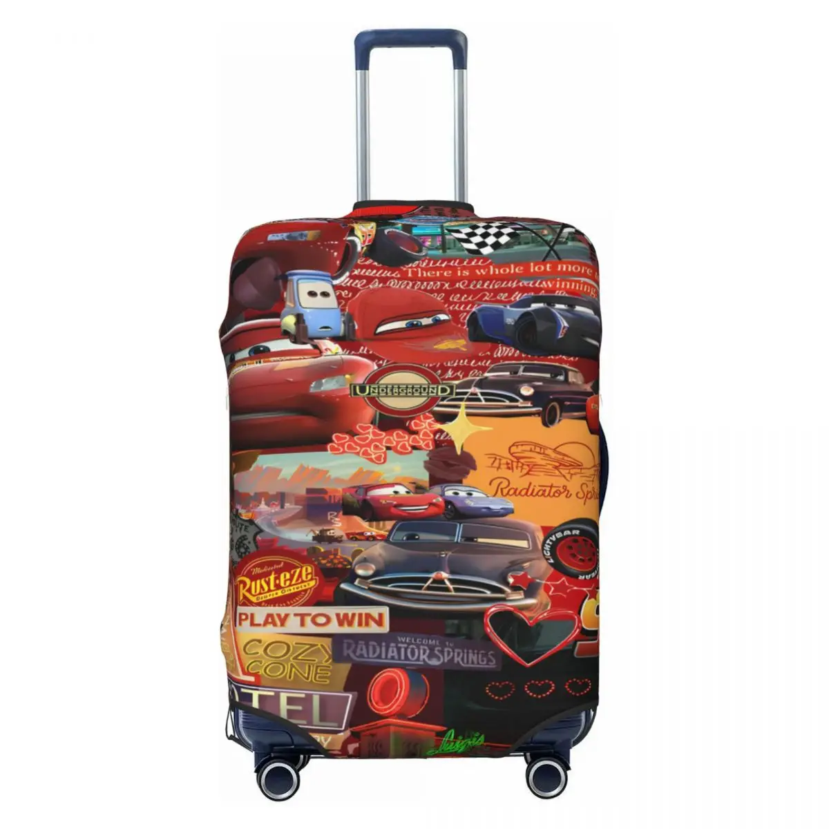 

Custom Cars Racer Lightning McQueen Luggage Cover Protector Cute Cartoon Travel Suitcase Protective Cover for 18-32 Inch