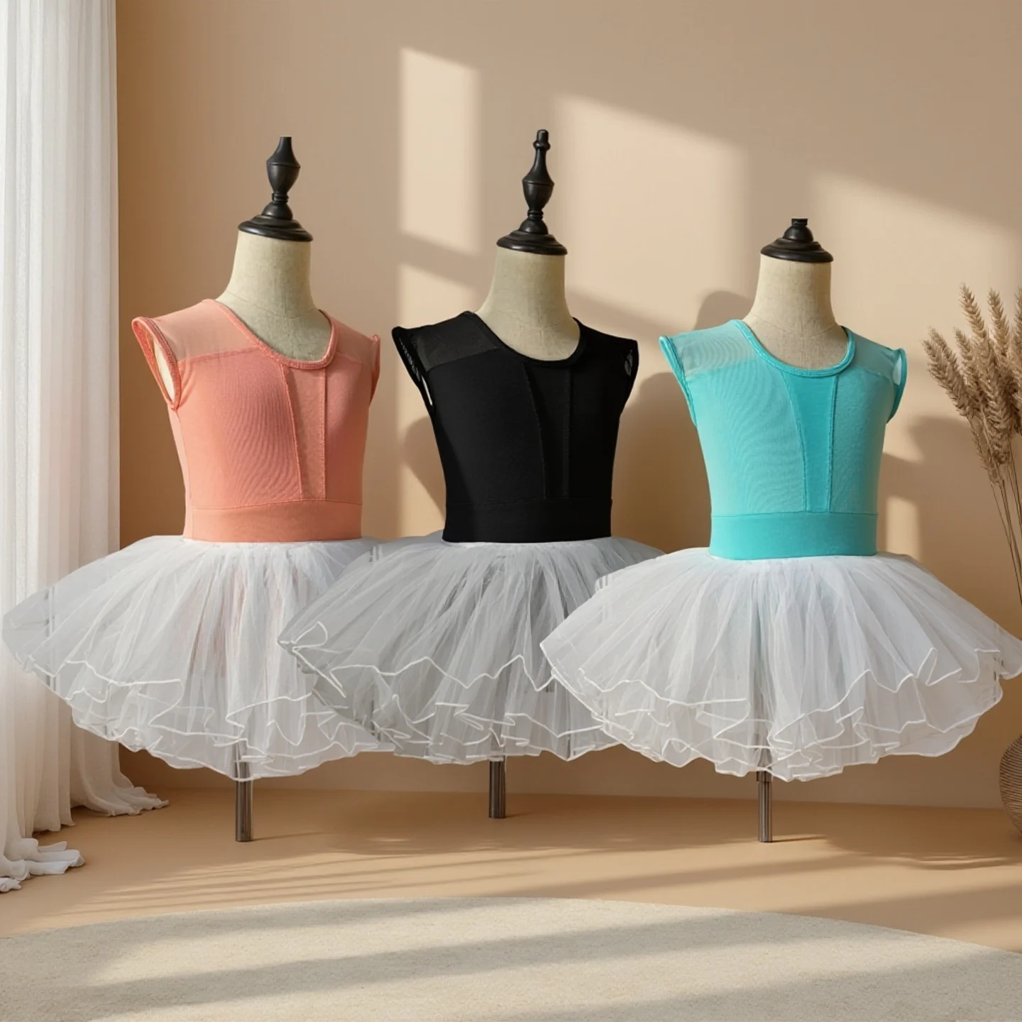 

Kids Ballet Dress Skirt Girls Ballet Tutu Skirt Dancing Wear Dance Costumes Gymnastics Leotards Short Sleeve Skirt for Ballerina